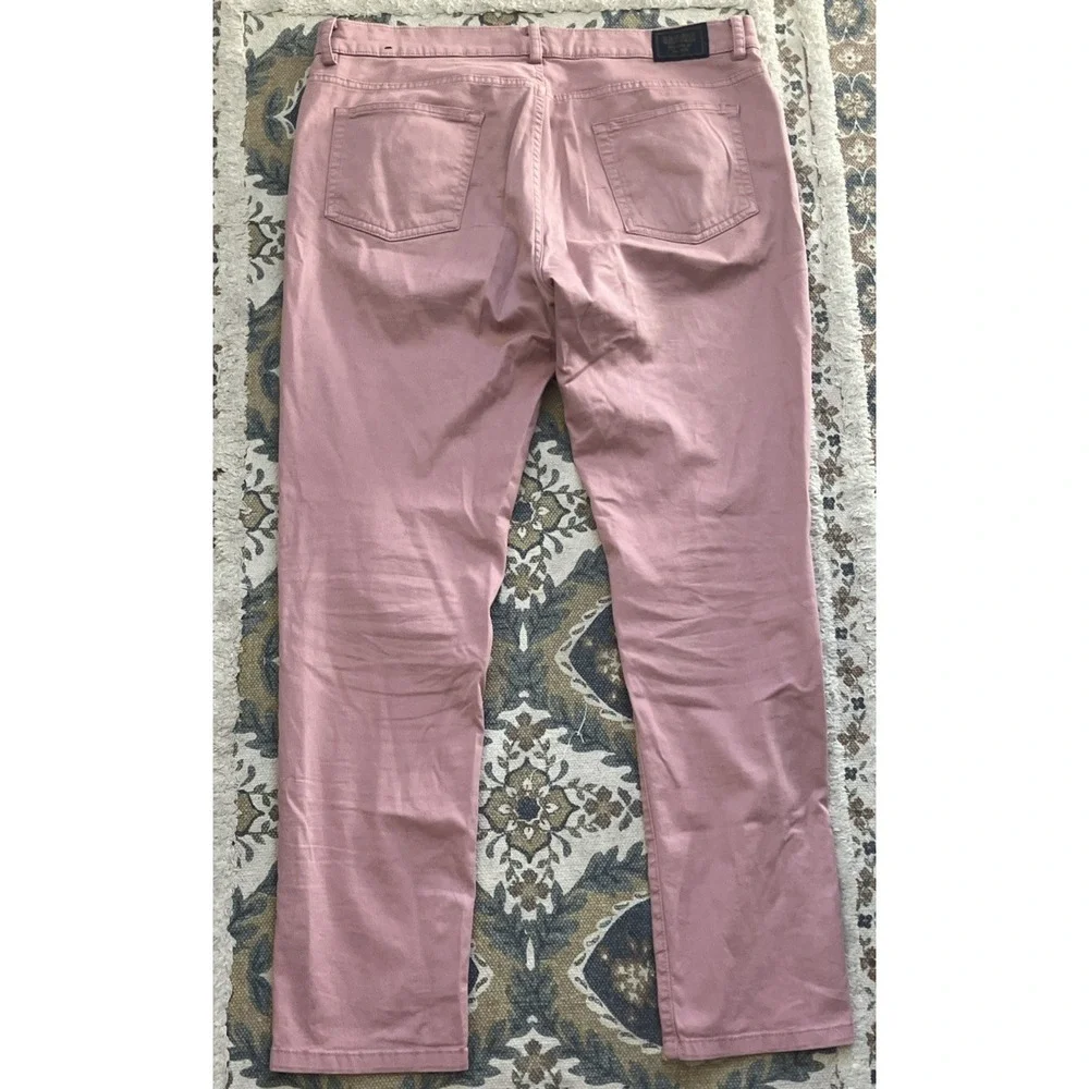 Brooks Brothers Straight‎ Fit Rose Pink Chinos Pants Men 36 Cotton Spandex